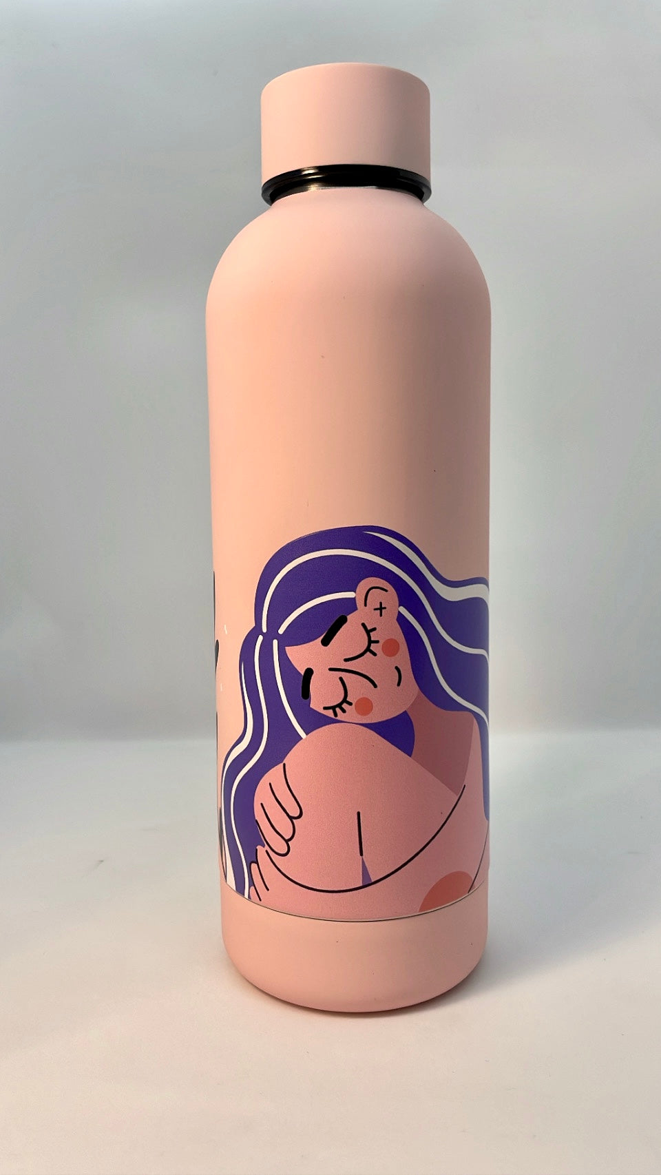 Termo mujer color rosa